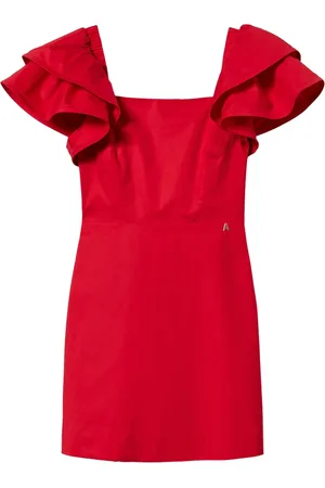Twin-Set Robe courte à manches volantées