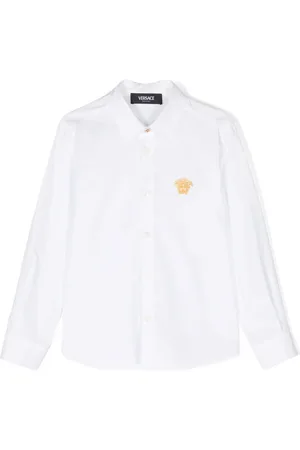 VERSACE Chemise en coton à motif Medusa Head