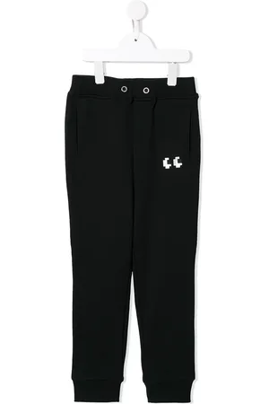 MOSTLY HEARD RARELY SEEN Pantalon de jogging en maille à détail imprimé