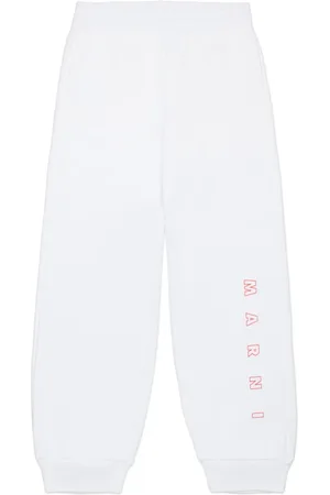 Marni Pantalon de jogging à logo imprimé