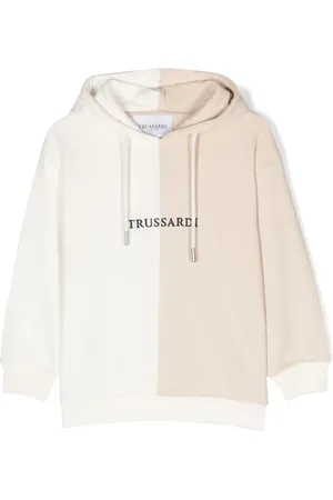 Trussardi Hoodie en coton à logo imprimé