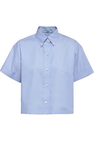 Prada Chemise à logo brodé
