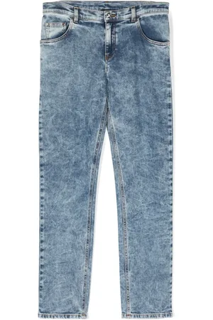 VERSACE Jean à effet délavé
