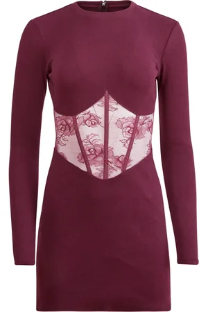 FLEUR DU MAL Robe Bouquet Lace Boned