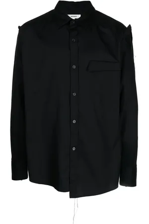 Sulvam Chemise asymétrique à épaules tombantes