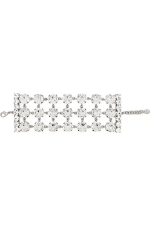 Moschino Bracelet torque serti de cristaux