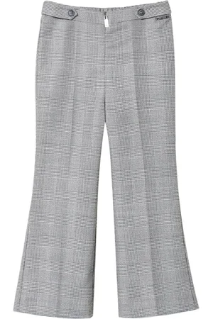 Twin-Set Pantalon évasé à carreaux