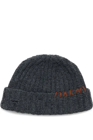 Marni Bonnet à logo brodé