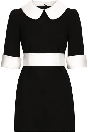 Dolce & Gabbana Robe courte à col claudine