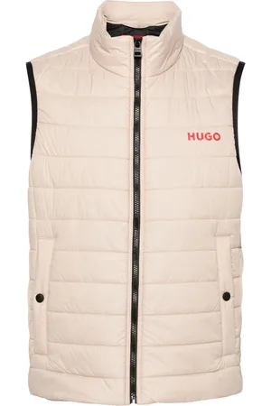 HUGO BOSS Gilet matelassé à logo imprimé