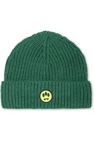 BARROW Bonnet en maille à logo appliqué