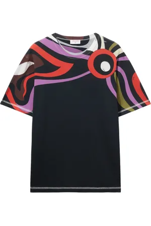 Puccini T-shirt superposé à imprimé Marmo