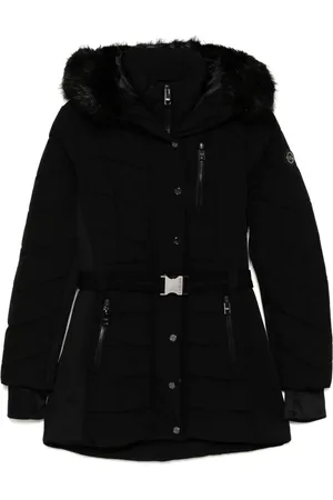 Michael Kors Veste ceinturée à chevrons