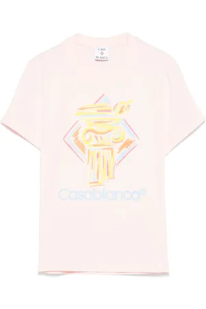 Casablanca T-shirt à imprimé Diamond Column
