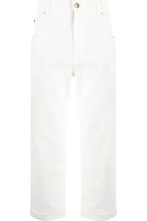 Etro Pantalon en coton à broderies