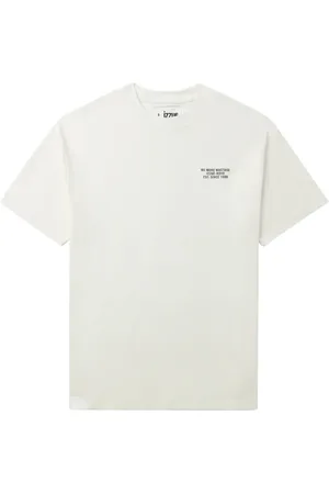 Izzue T-shirt en coton à imprimé graphique