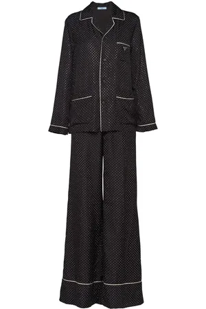 Prada Pyjama en serge à broderies