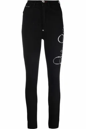 Philipp Plein Legging à logo imprimé