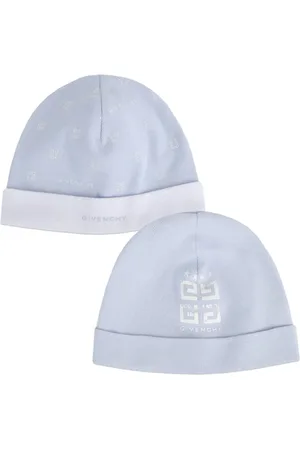 Givenchy Lot de 2 bonnets en coton à logo imprimé