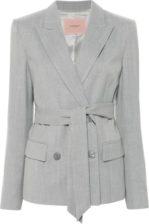 Twin-Set Blazer à taille ceinturée