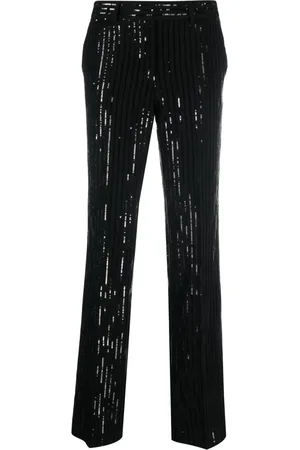 Michael Kors Pantalon orné de sequins à taille haute