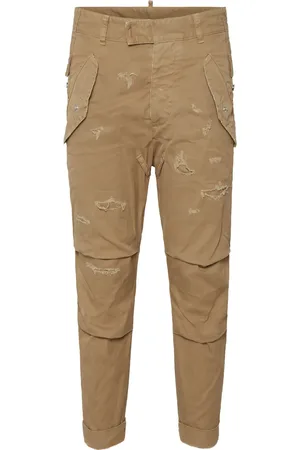 Dsquared2 Pantalon droit à effet usé