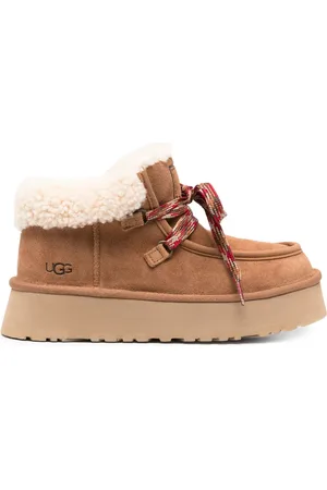 UGG Bottines Funkarra Cabin en peau lainée