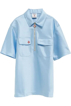 Casablanca Chemise en satin à fermeture zippée