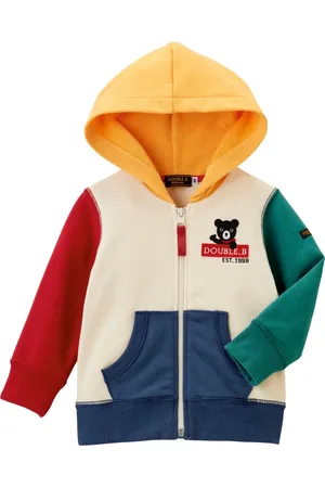 Miki House Hoodie zippé à patch logo