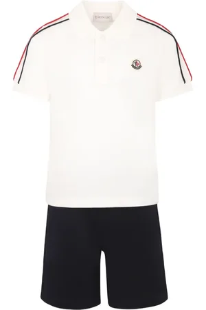 Moncler Ensemble polo-short à patch logo