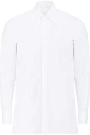 Maison Margiela Chemise en coton à col pointu