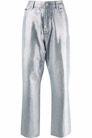 Philipp Plein Jean Full Crystal ample