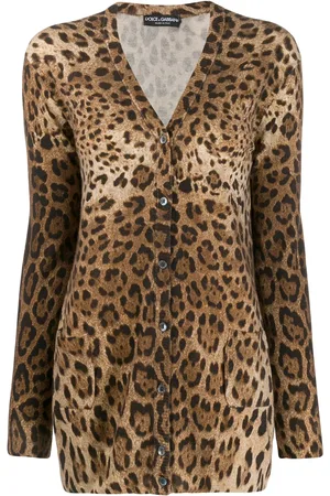 Dolce & Gabbana Cardigan à motif léopard
