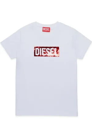 Diesel T-shirt en coton à logo imprimé