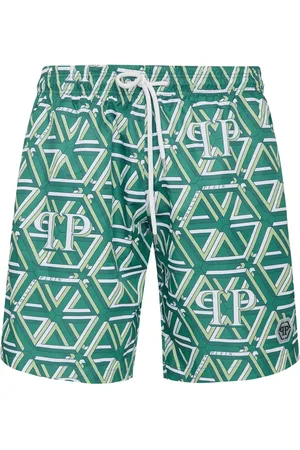 Philipp Plein Short de bain à motif monogrammé
