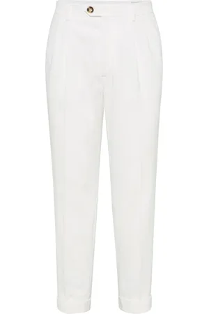 Brunello Cucinelli Pantalon en velours côtelé