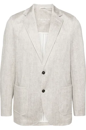 Circolo Blazer boutonné à motif de chevrons