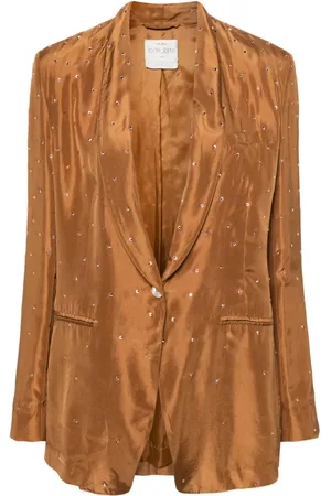FORTE FORTE Blazer à ornements en cristal