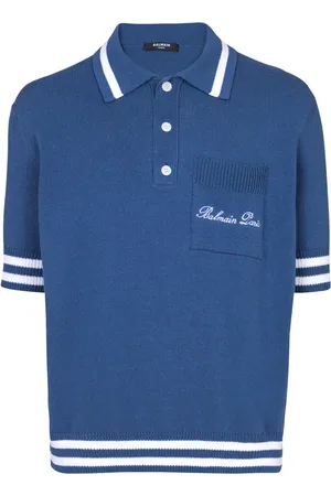 Balmain Polo à logo brodé