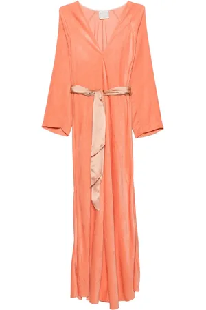 FORTE FORTE Robe en velours côtelé à taille ceinturée