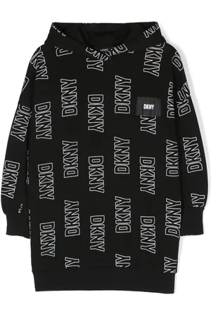 DKNY Robe en coton à logo imprimé