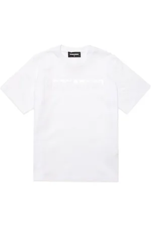 Dsquared2 T-shirt en coton à logo pailleté