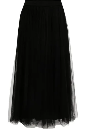 Fabiana Filippi Jupe en tulle à coupe mi-longue