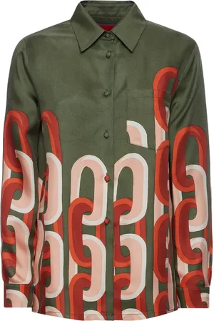 La DoubleJ Chemise à imprimé géométrique