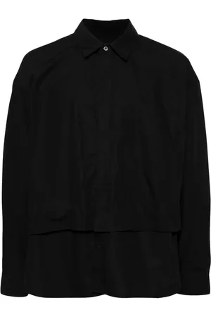 SONGZIO Chemise en coton à design superposé