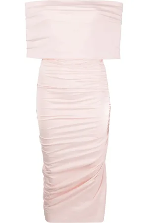 Serafini Robe mi-longue à fronces