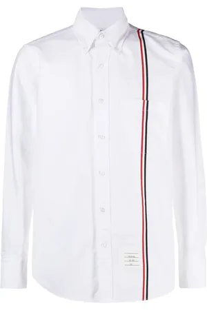 Thom Browne Chemise à bandes RWB