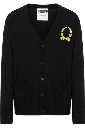 Moschino Cardigan à logo brodé