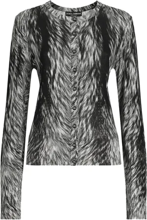 Dolce & Gabbana Cardigan à imprimé fourrure