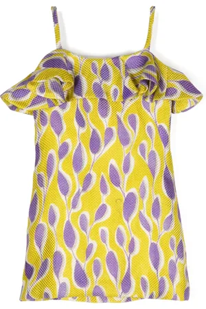 Little Bambah Robe en jacquard à fines bretelles